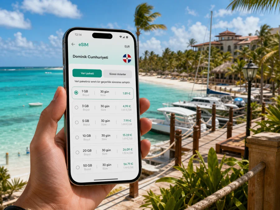 Punta Cana eSIM: mobil internet rehberi