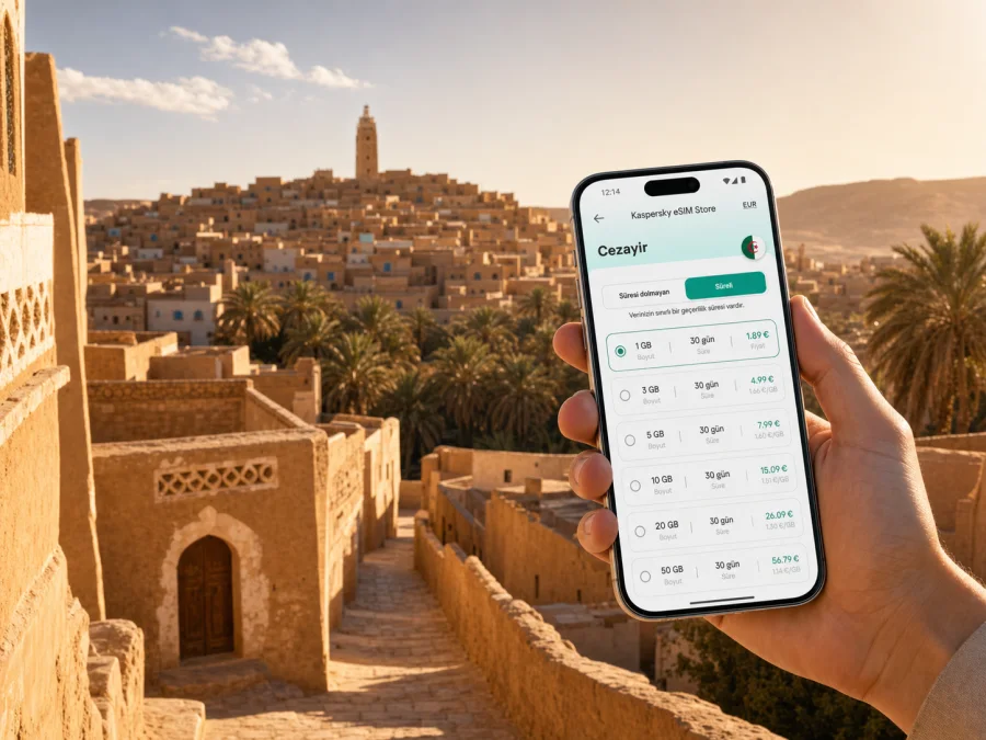Ghardaia eSIM: mobil internet rehberi