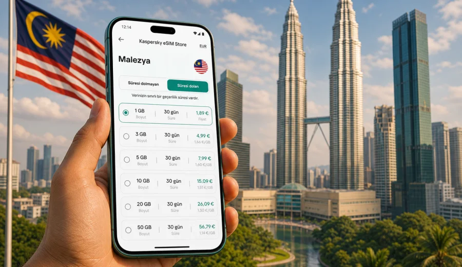 Malezya eSIM: mobil internet rehberi