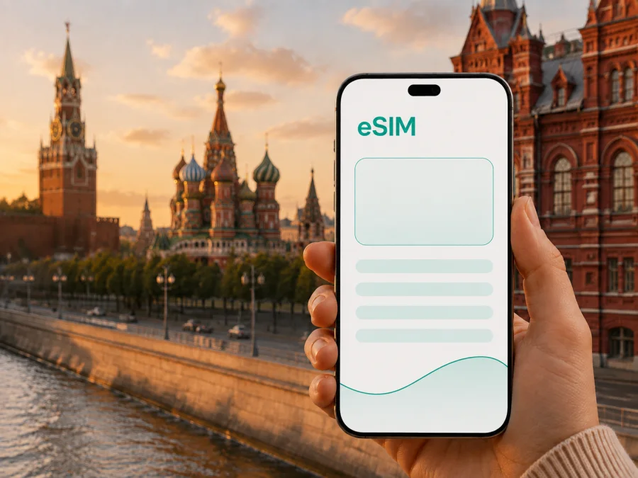 Moskova eSIM: mobil internet ve bağlantı rehberi