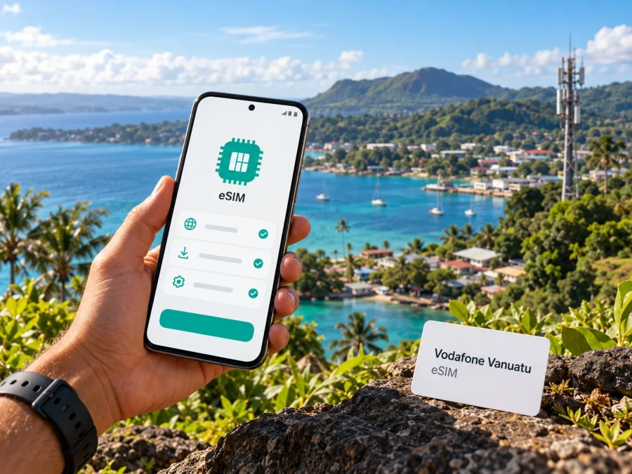 Vodafone Vanuatu eSIM: Başvuru ve bağlantı rehberi