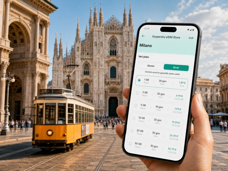 Milano eSIM rehberi: mobil internet