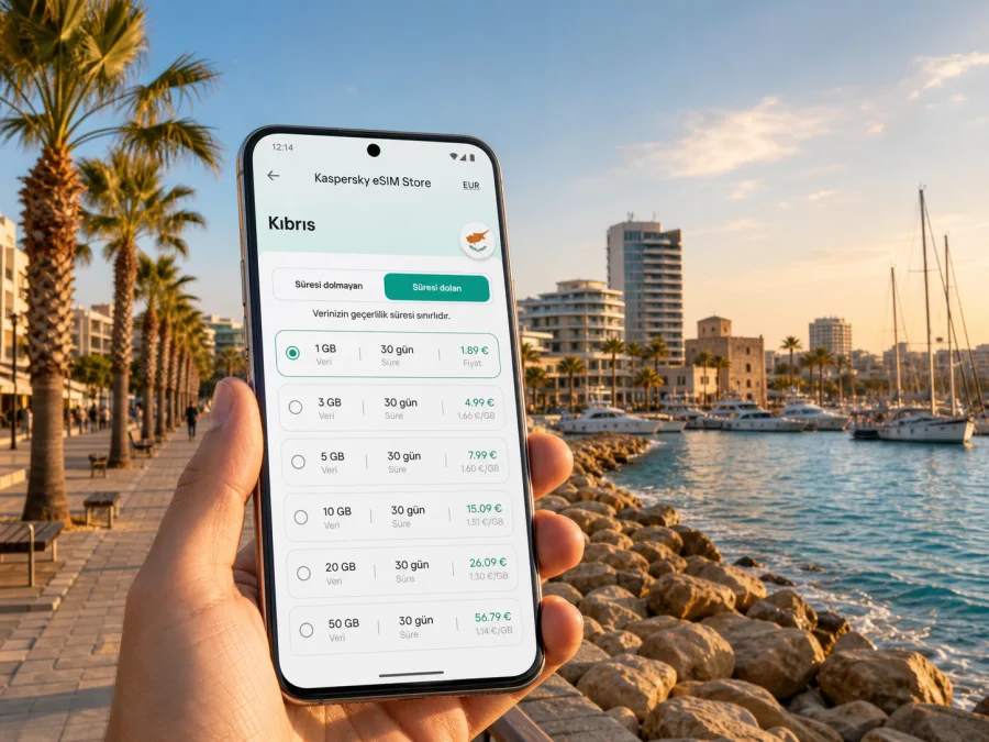 Limasol eSIM: Mobil internet ve bağlantı