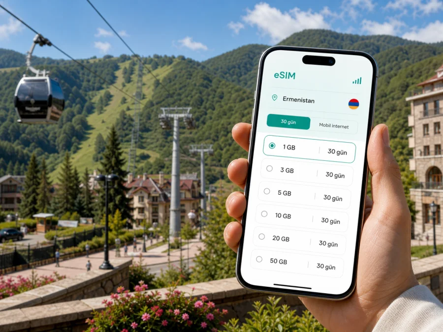 Tsaghkadzor eSIM: mobil internet rehberi