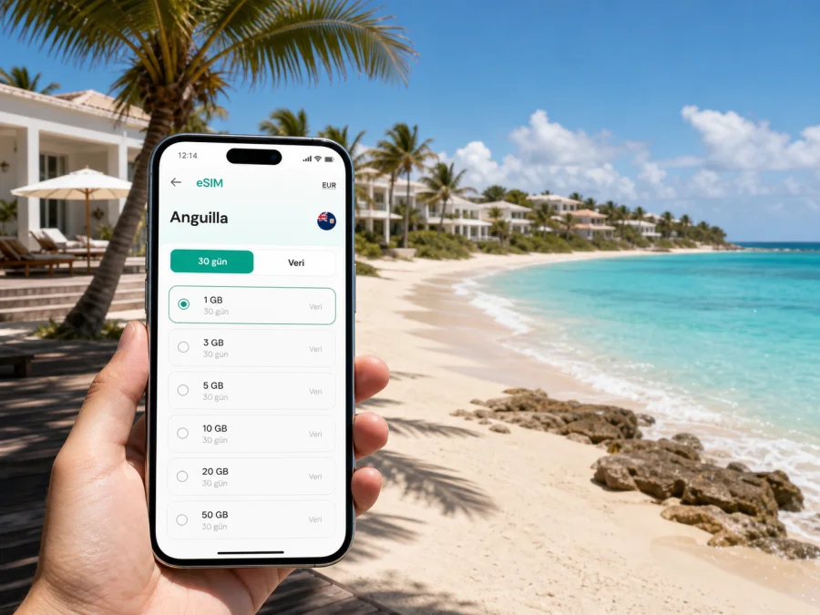 West End eSIM: Anguilla mobil internet rehberi