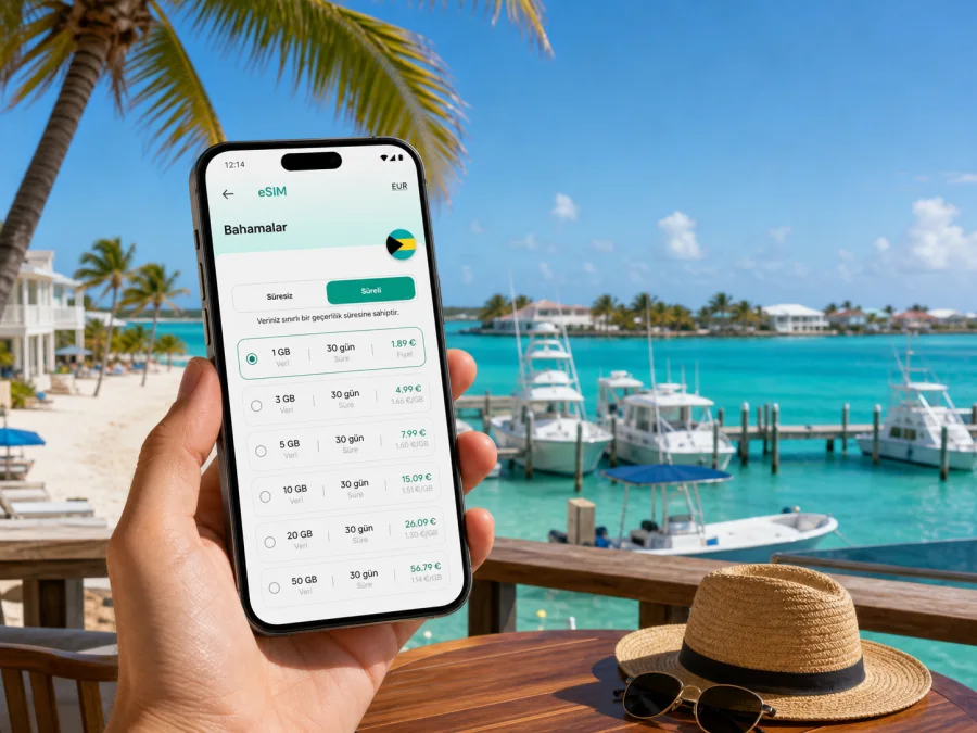 Treasure Cay eSIM ve Mobil İnternet Rehberi