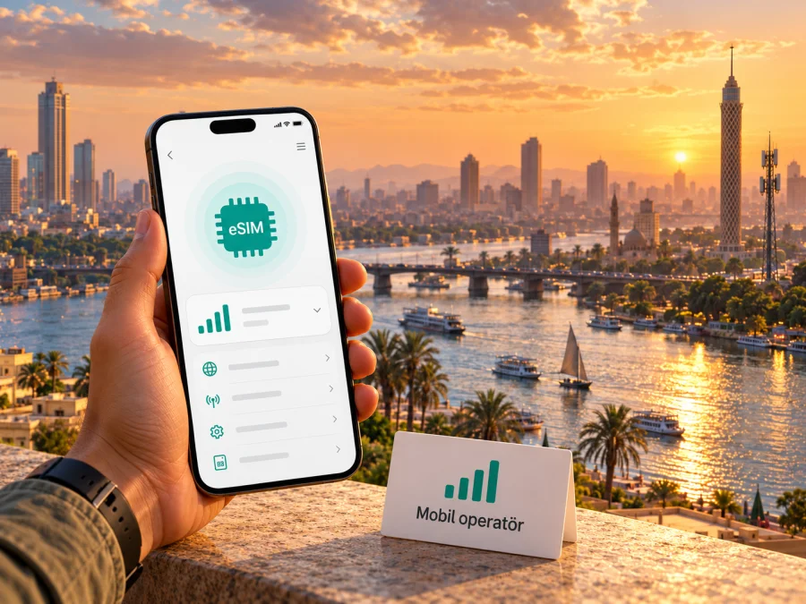 Vodafone Egypt eSIM Mısır: bağlantı seçenekleri
