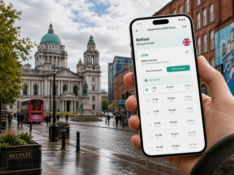 Belfast eSIM: mobil internet ve bağlantı rehberi