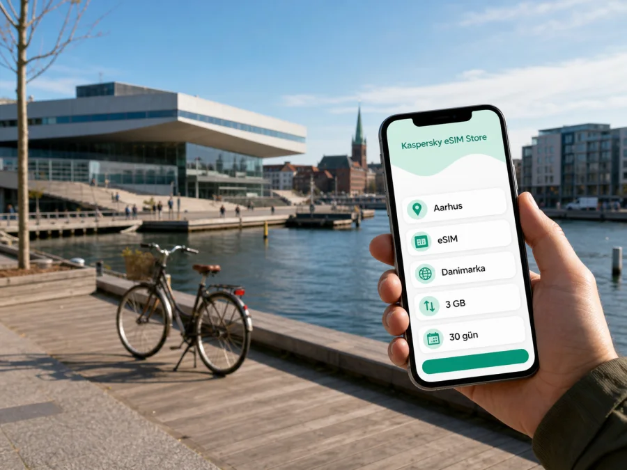 Aarhus eSIM: mobil internet rehberi