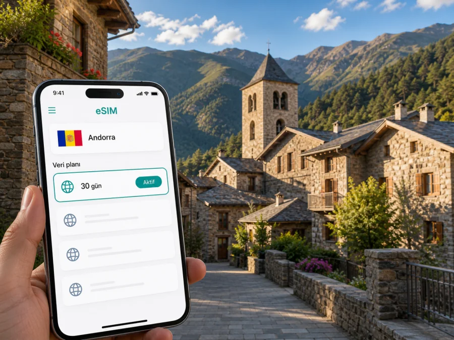 Ordino eSIM: mobil internet rehberi