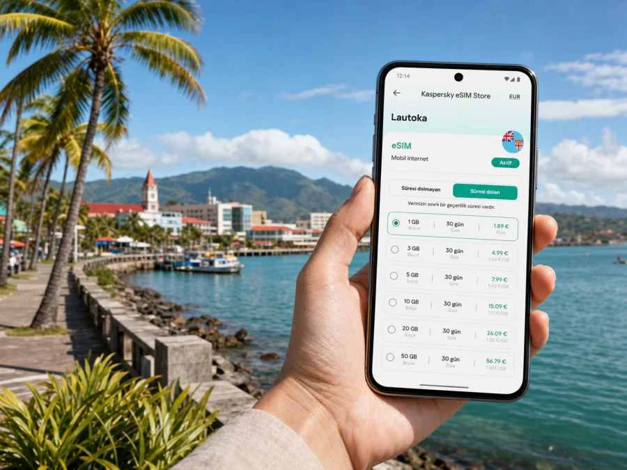 Lautoka eSIM: mobil internet rehberi