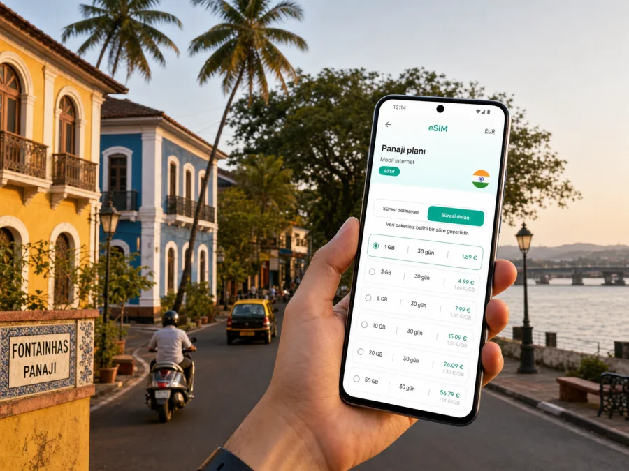 Panaji eSIM: mobil internet ve bağlantı rehberi
