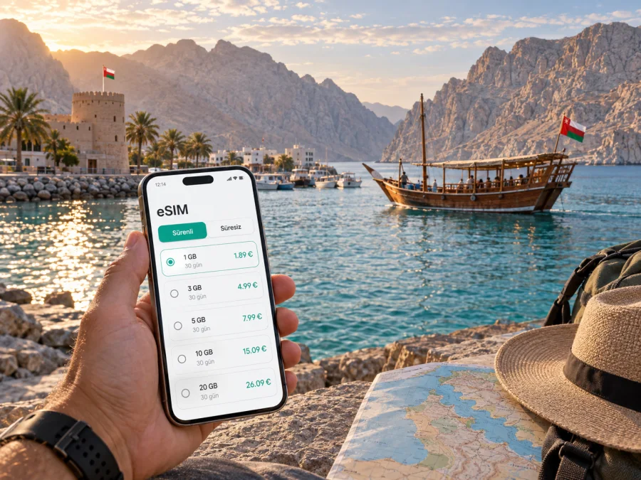 Khasab eSIM: Umman’da mobil internet rehberi