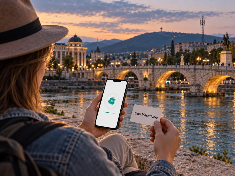 One Macedonia eSIM: Kuzey Makedonya’da kontrol listesi