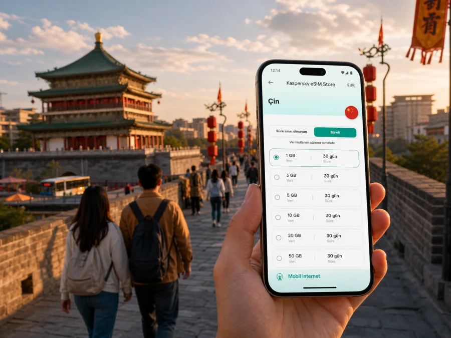 Xi'an eSIM: mobil internet ve bağlantı