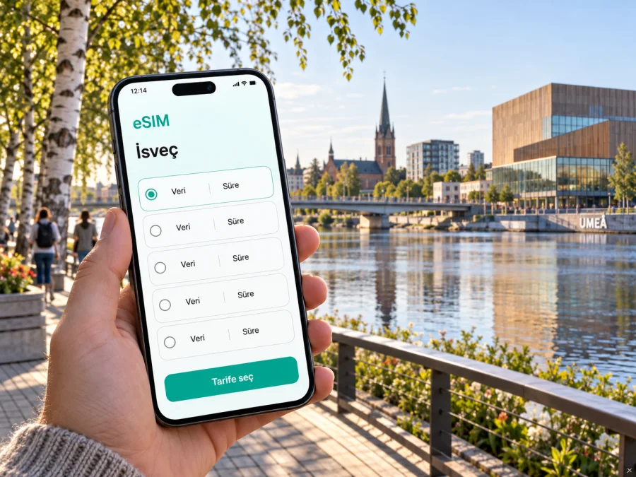 Umeå eSIM: İsveç’te Mobil İnternet Rehberi