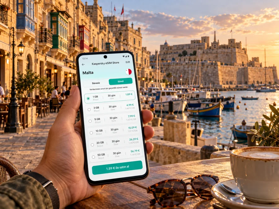 Birgu’da eSIM: Malta’da mobil internet rehberi