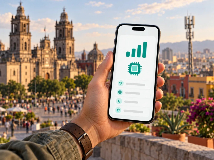Telcel eSIM Meksika'da: bağlantı ve aktivasyon