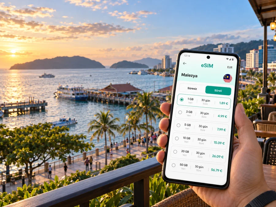 Kota Kinabalu eSIM: Mobil İnternet Rehberi