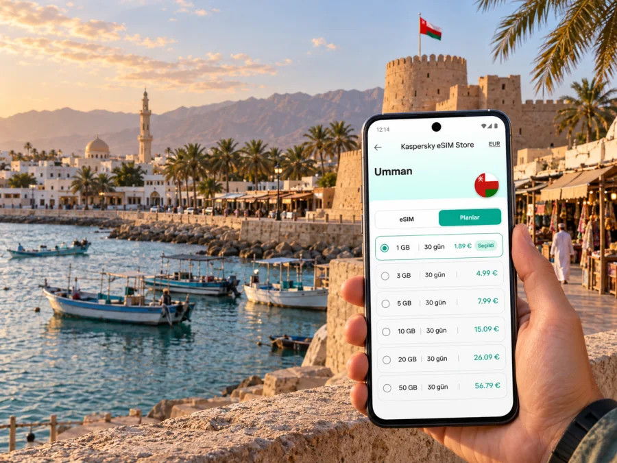 Barka’da eSIM: Umman’da mobil internet rehberi
