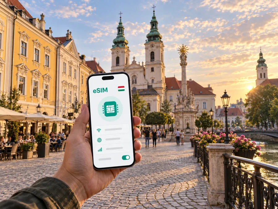 Gyor için eSIM: mobil internet ve şehir rehberi
