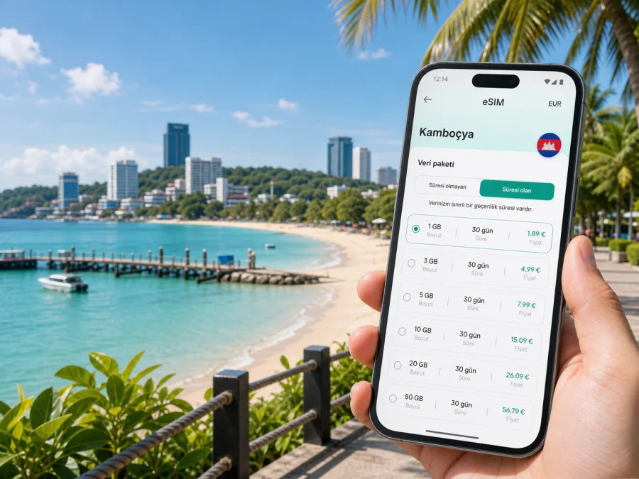 Sihanoukville eSIM: mobil internet rehberi