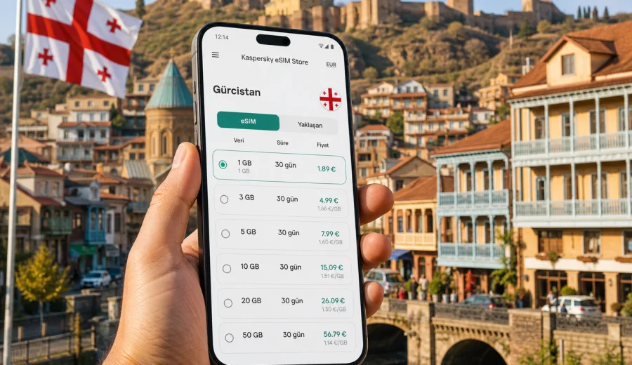 Gürcistan eSIM: mobil internet rehberi
