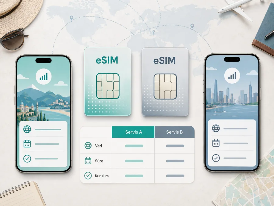 Seyahat için Kaspersky eSIM Store incelemesi