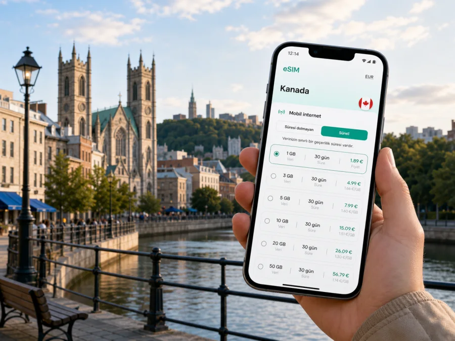 Montreal eSIM: mobil internet ve bağlantı rehberi