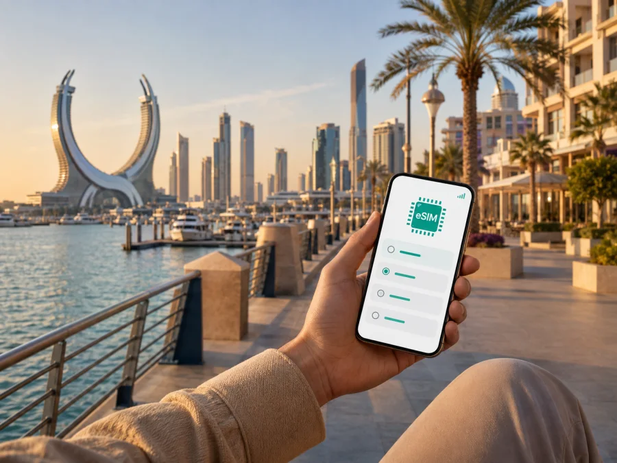 Lusail'de eSIM: mobil internet rehberi