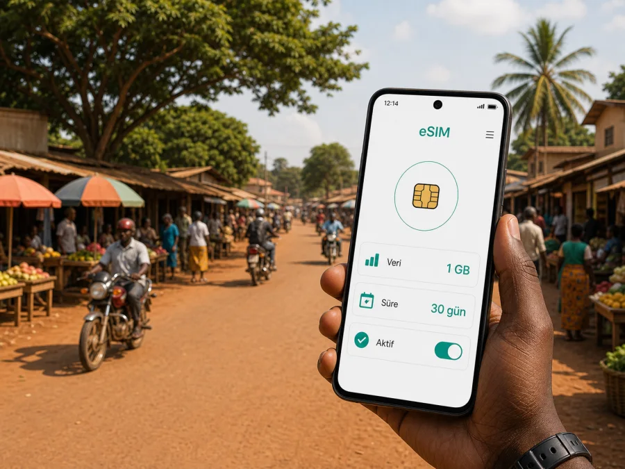 Bossangoa eSIM: mobil internet rehberi