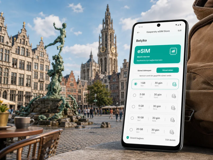 Antwerp eSIM: mobil internet rehberi
