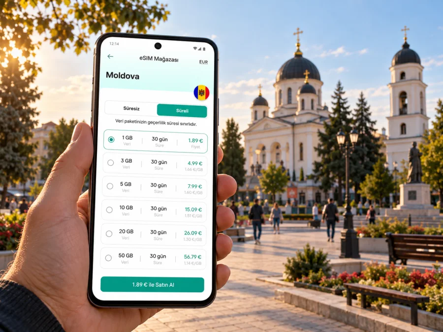 Komrat eSIM: Moldova’da Mobil İnternet Rehberi