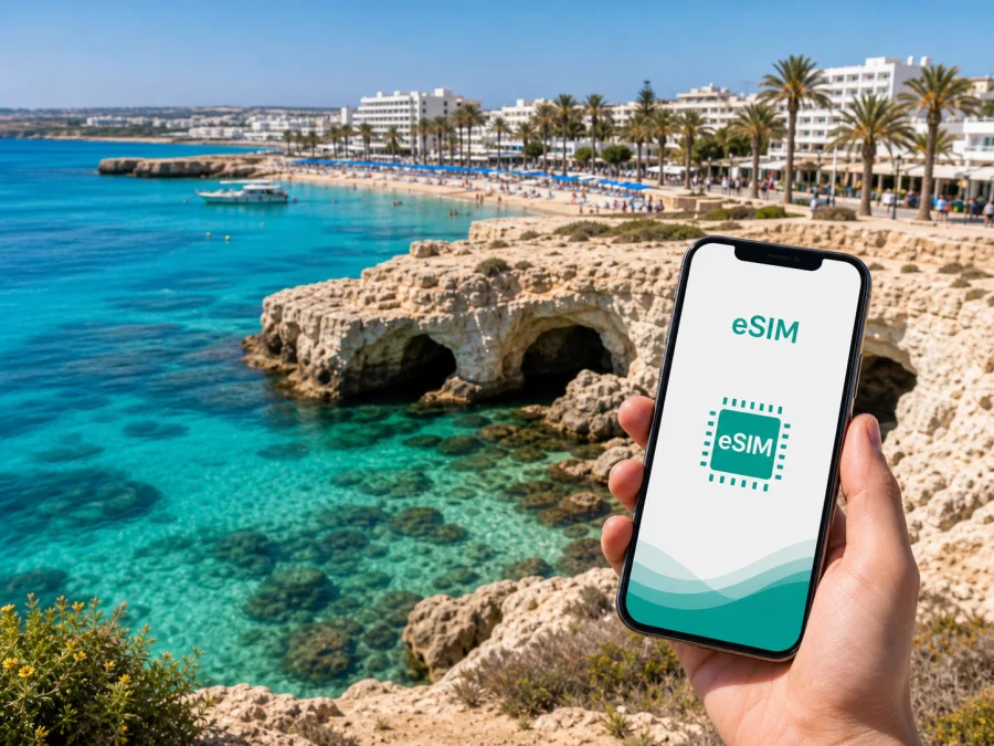 Ayia Napa eSIM: mobil internet rehberi
