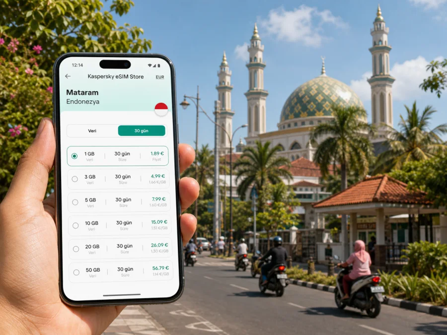 Mataram eSIM: mobil internet rehberi