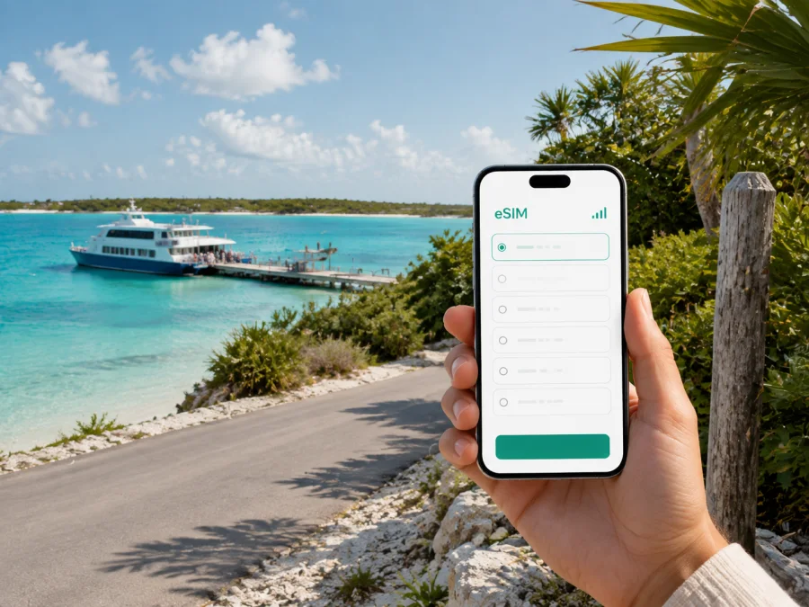 Kuzey Caicos için eSIM: mobil internet rehberi