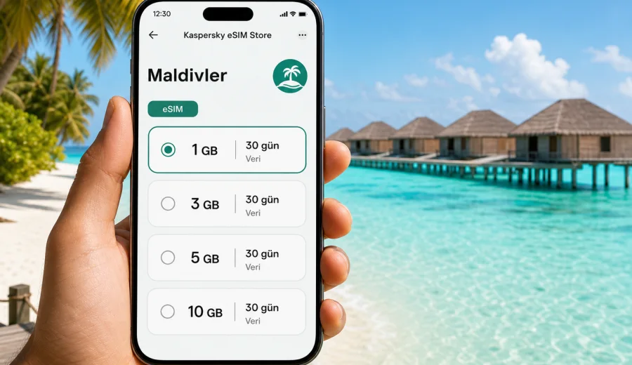 Maldivler eSIM: mobil bağlantı ve internet