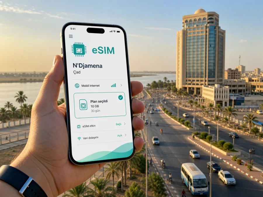 N'Djamena eSIM: mobil internet rehberi