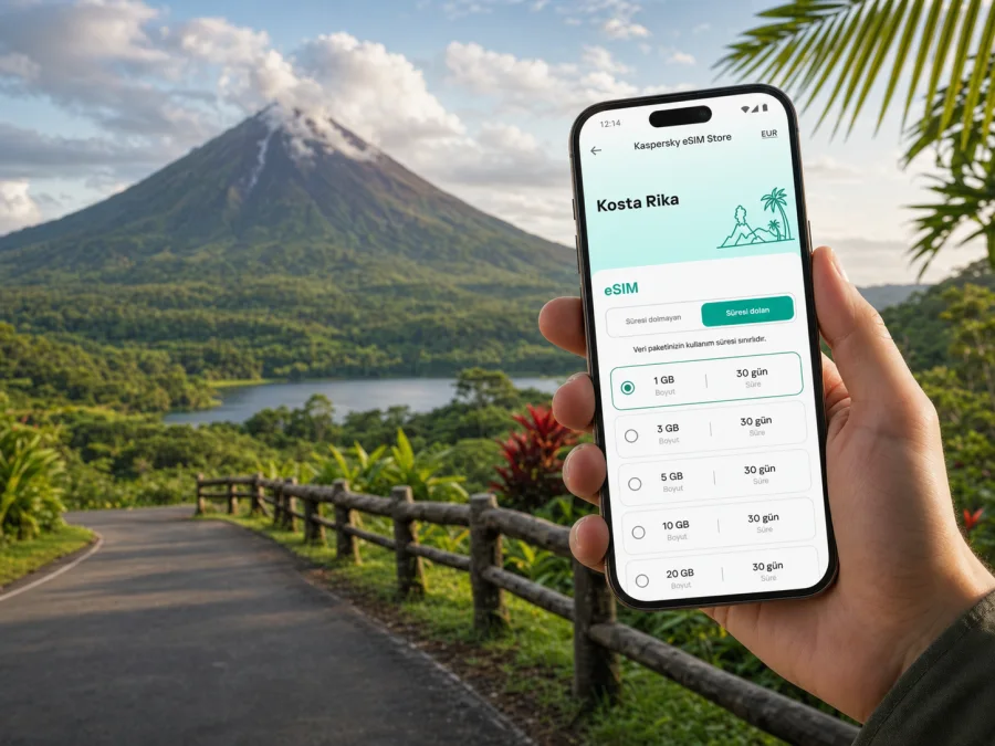 La Fortuna eSIM: mobil bağlantı ve internet
