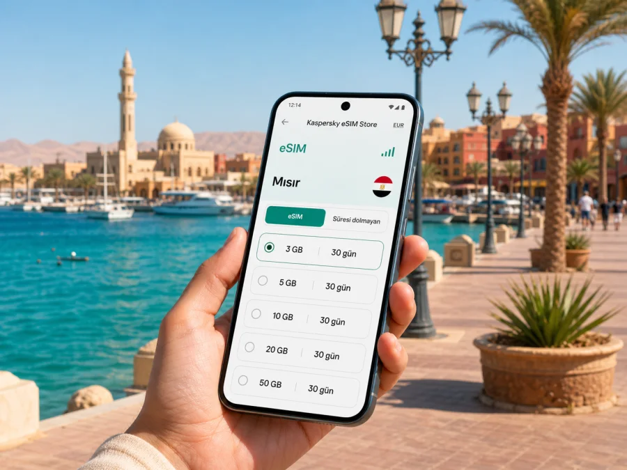 Hurghada eSIM: mobil internet ve bağlantı