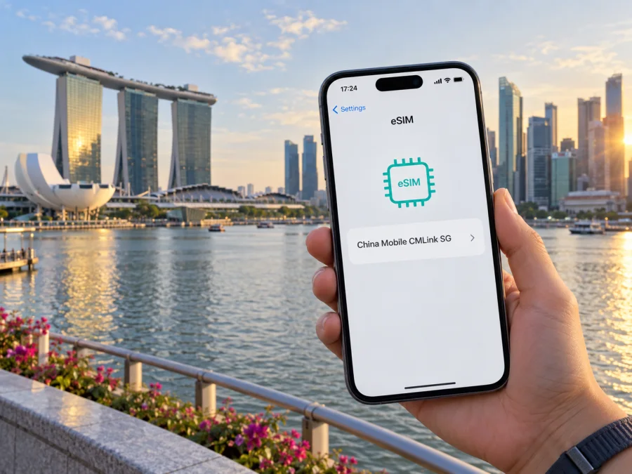 China Mobile CMLink SG eSIM Singapur’da: rehber