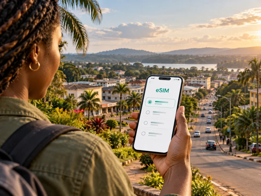Franceville eSIM: Gabon'da mobil internet