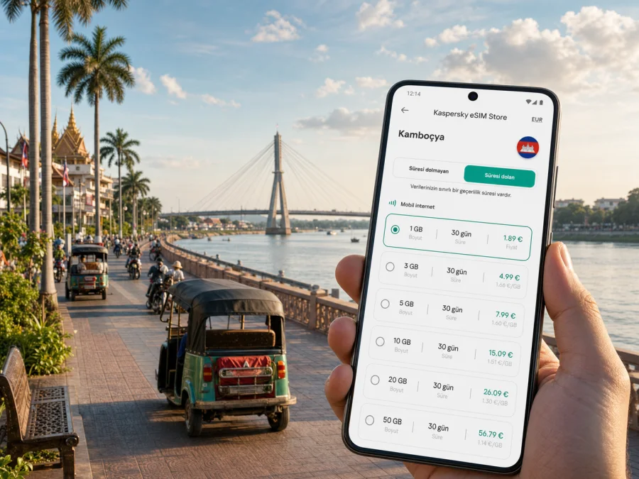 Kampong Cham eSIM ve mobil internet rehberi