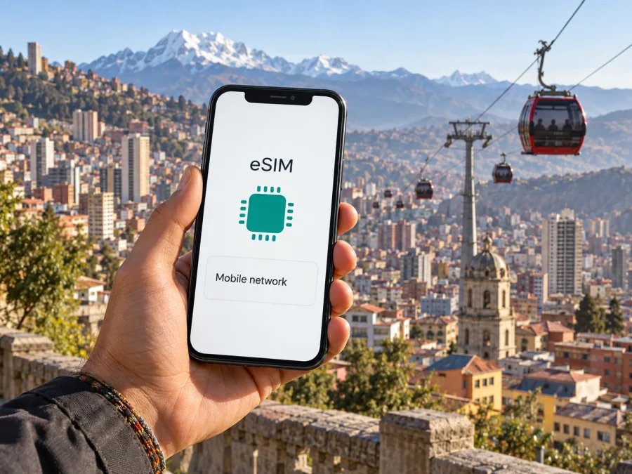 Entel eSIM Bolivya: başvuru ve bağlantı