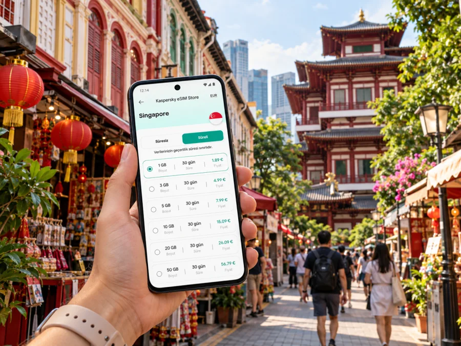 Çin Mahallesi eSIM: Singapur’da Mobil İnternet
