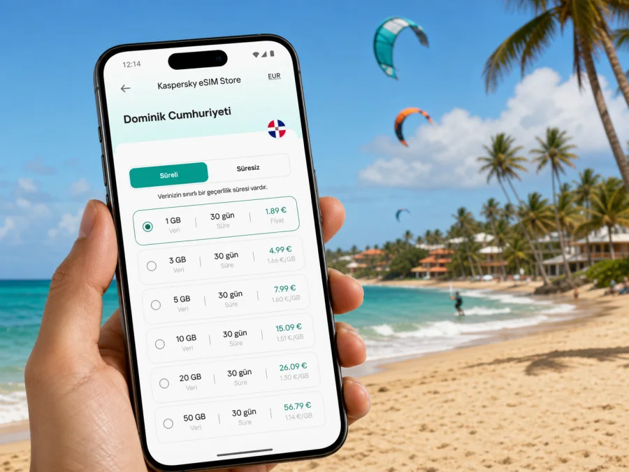 Cabarete eSIM: mobil internet ve bağlantı