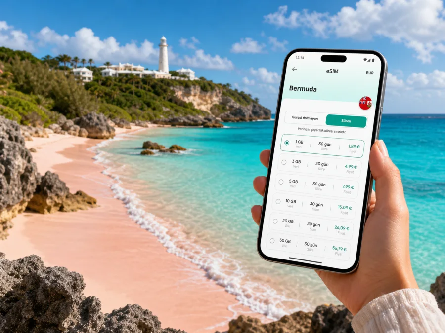 Southampton eSIM: Bermuda’da mobil internet