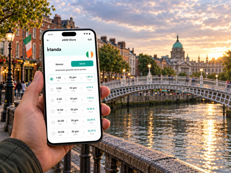 Dublin eSIM: Mobil İnternet ve Şehir Rehberi