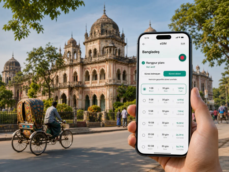 Rangpur eSIM: mobil internet rehberi