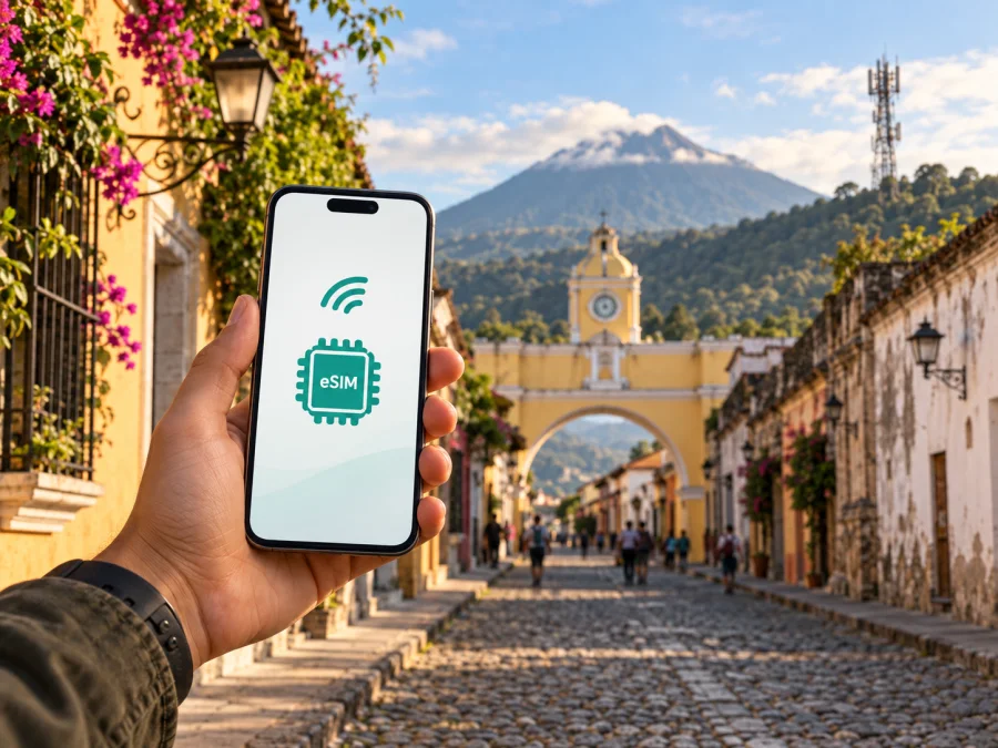 Claro eSIM Guatemala'da: bağlantı rehberi